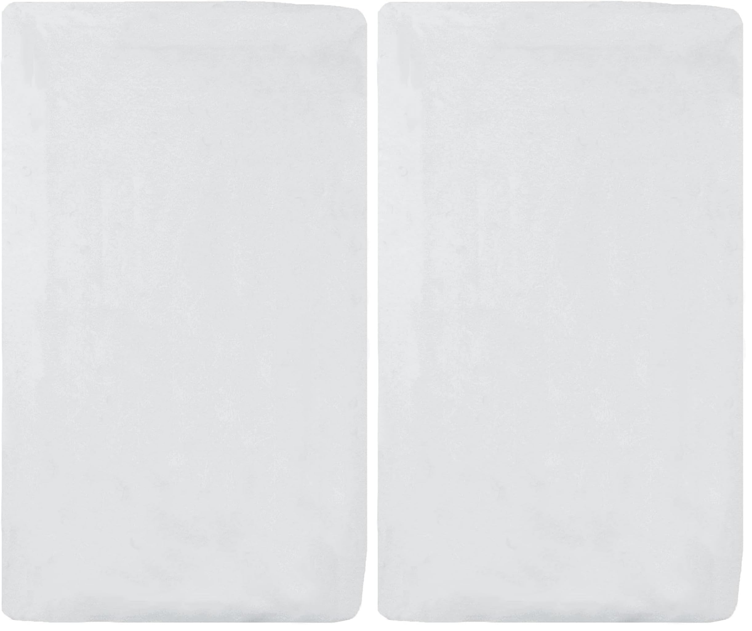 TL Care 100% Natural Cotton Jersey Knit 18" x 36" Cradle/Bassinet Sheet - Fitted, White, Soft Breathable, for Boys and Girls (Pack of 2)