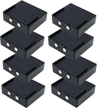 8PCS Replacement Battery for Hetronic NOVA-SNOVA-MNOVA-LNOVA-XLGLErgoErgo-F,Abitron Mini EX2-22 Mini,fits Part No. 68300600, 68300900,KH68300990 2000mAh/3.6V