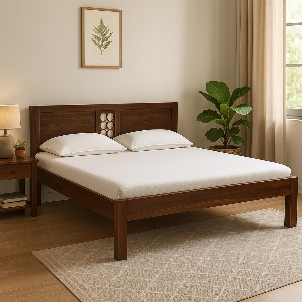 Excel International Jiksa Design Solid Wood Queen Size Bed-image-47
