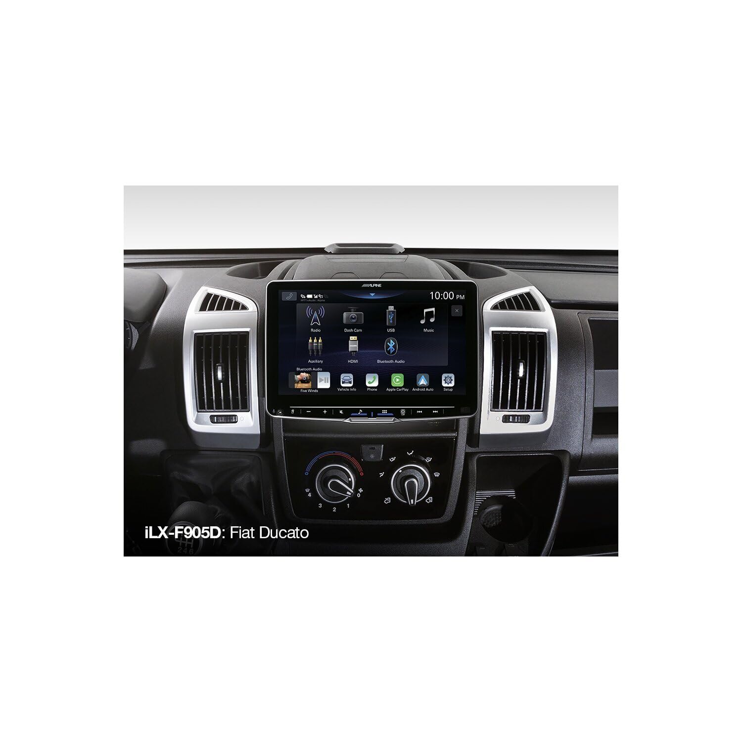 Alpine iLX-F905D | Autoradio avec écran Tactile 9 Pouces, Dab+, boîtier encastrable 1 DIN, Apple CarPlay sans Fil et Prise en Charge de Voiture Android