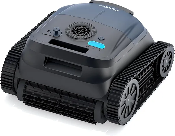 Pondee X5 Cordless Robotic Pool Cleaner, Wall & Waterline Cleaning, Smart Navigation, Smart Precision Docking™, 180Mins Runtime, 4 Cleaning Modes, Pool Vacuum for Inground Pools up to 3,229 sq.ft