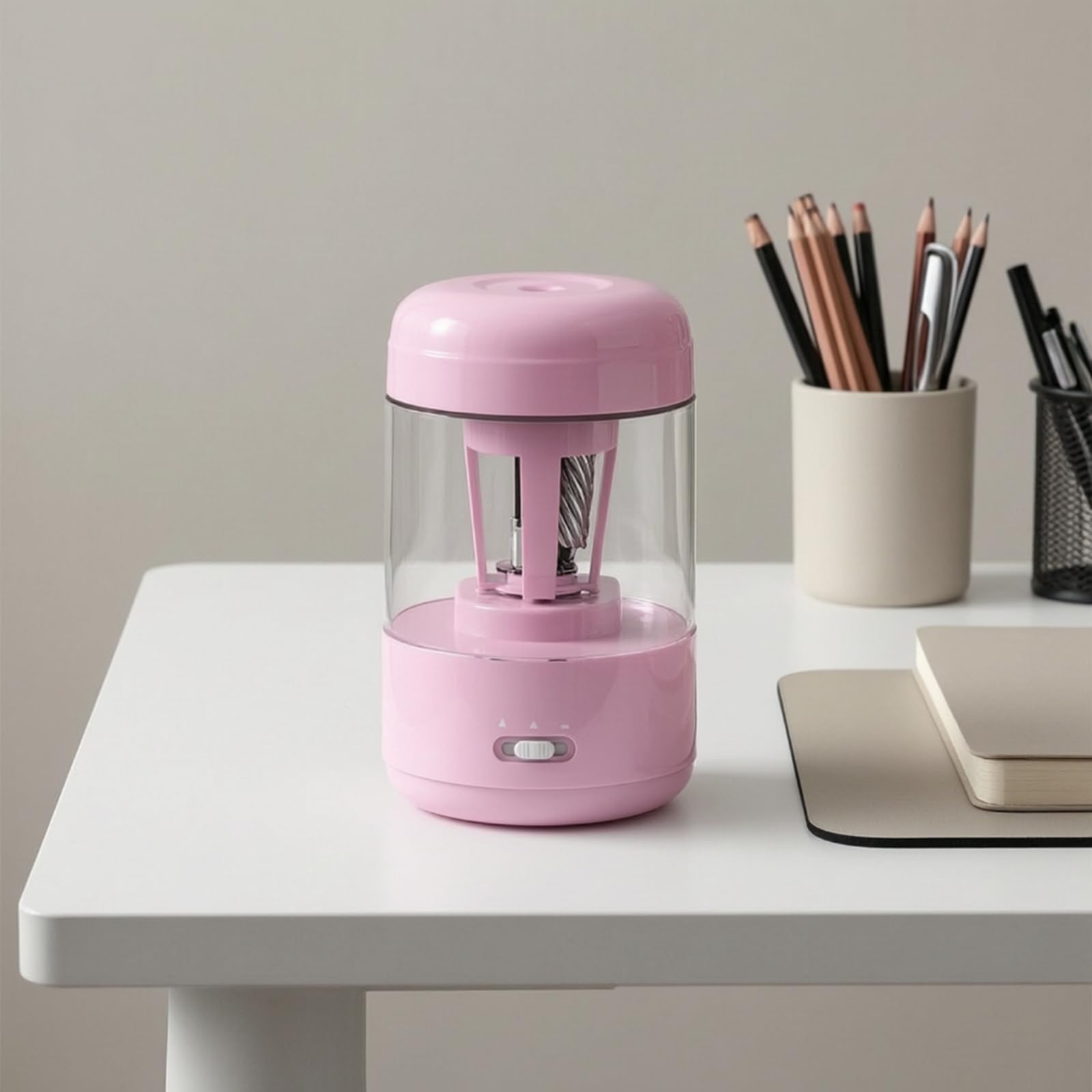 Temperamatite Elettrico Temperamatite Automatico Affilacarte Affilatore Matite con Design Portatile Ricaricabile Struttura Robusta Adatto per, Color to 1