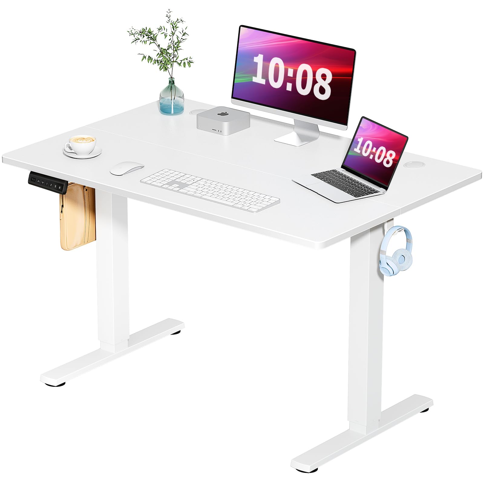 office worker Amazon.com: SMUG Standing Desk, Adjustable Height Electric