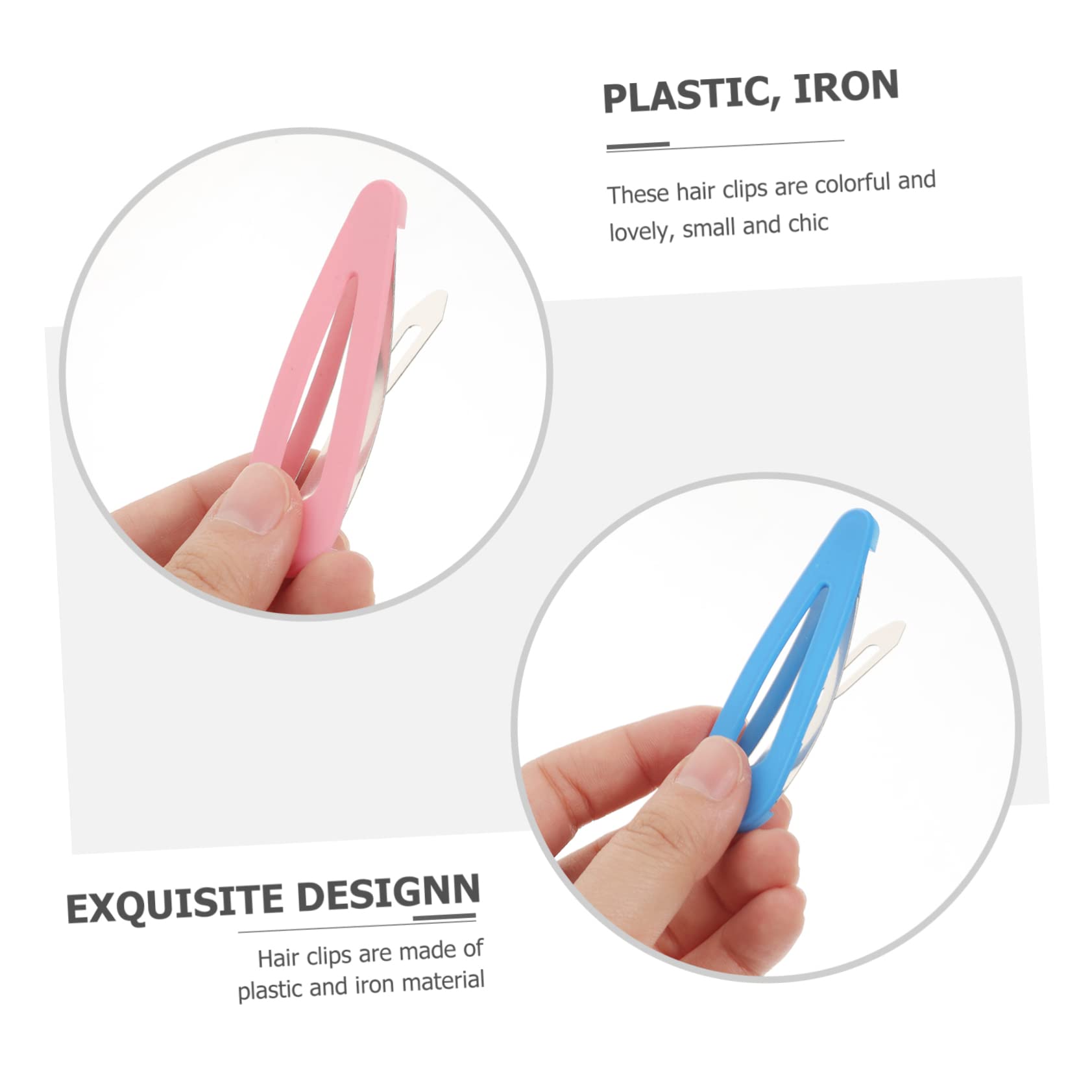 minkissy 40 Piezas Pinza Para El Pelo Con Forma De De Agua Hueca Pinzas Para El Cabello Para Adolescentes Pasadores De Pelo Para Niños Pinzas Pelo Niña Hierro Decorar Bebita Salvaje