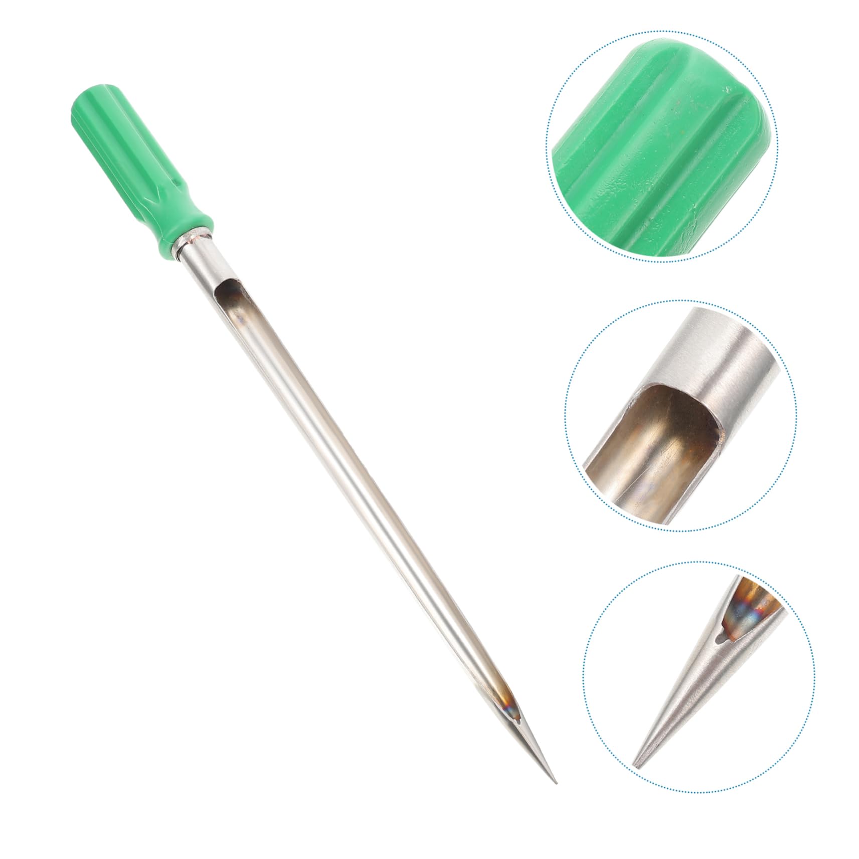 GALPADA Grain Cereal Sampling Tool Sturdy Plastic Handle Stainless Steel Grain Sampler Easy to Use