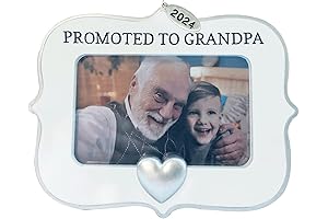 Grandpa's First Christmas Ornament Picture Frame