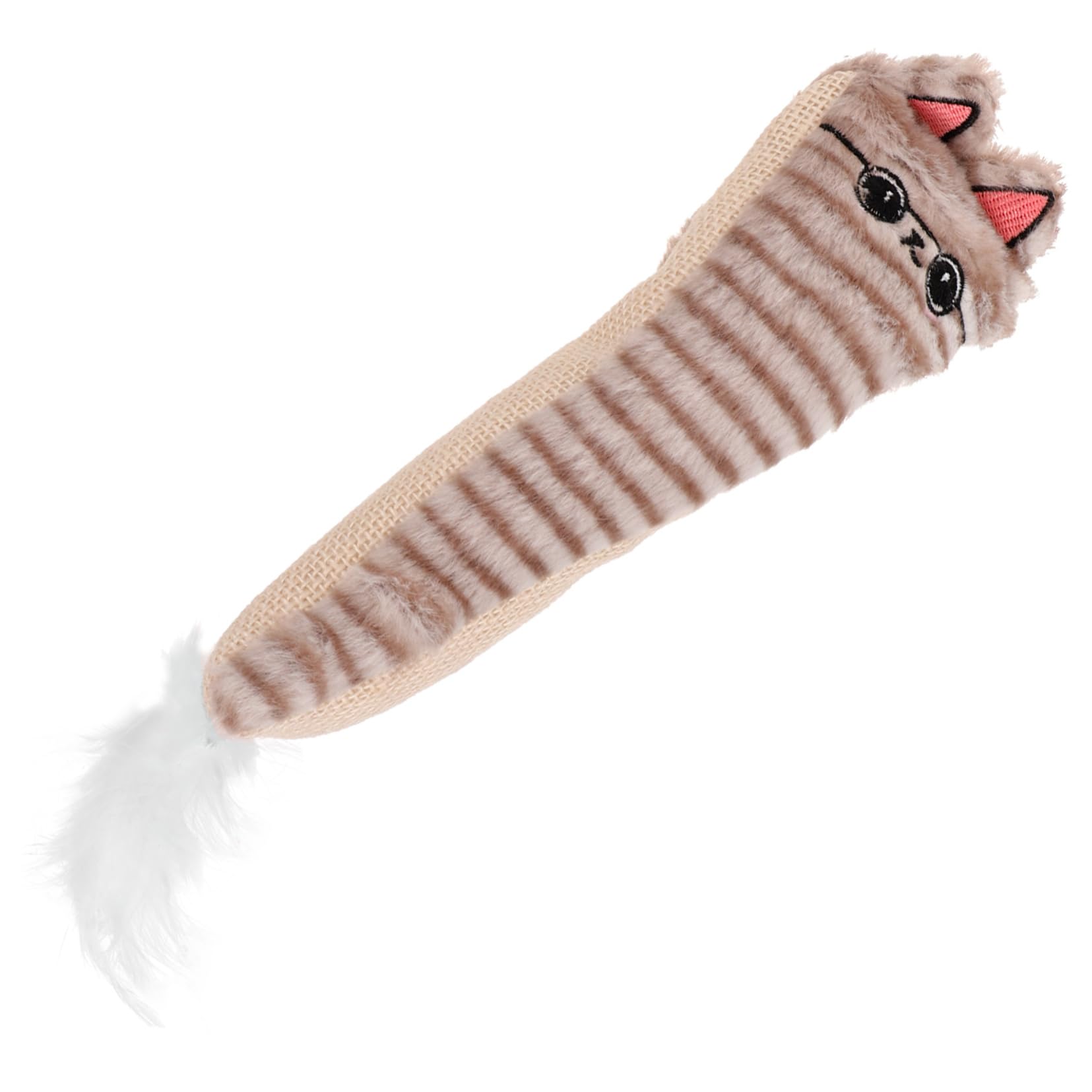 Didiseaon Jouet en Peluche en Papier Sisal pour Chat Jouet Interactif À Mâcher pour Chaton