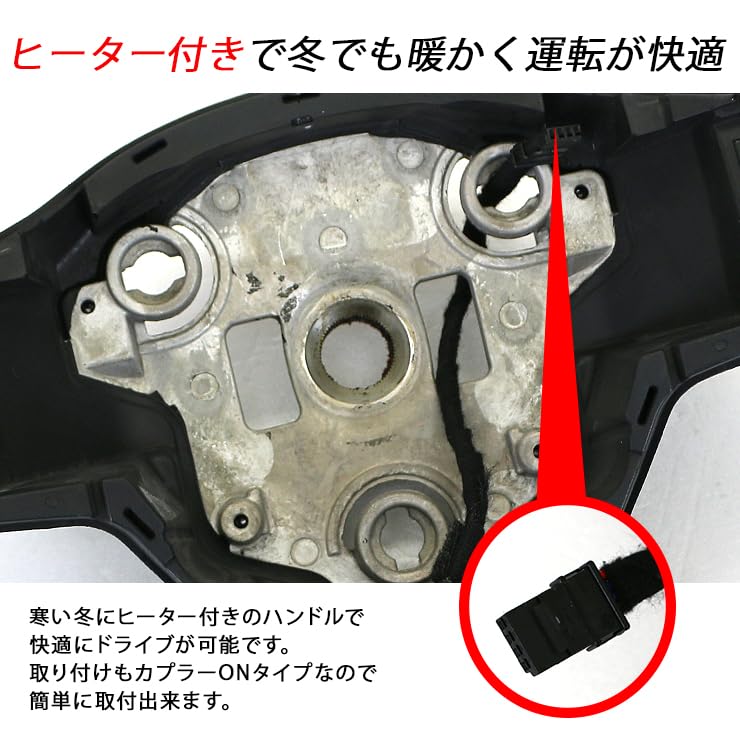 Amazon | テスラ モデルY モデル3 ヨーク ハンドル 2022年まで PVC