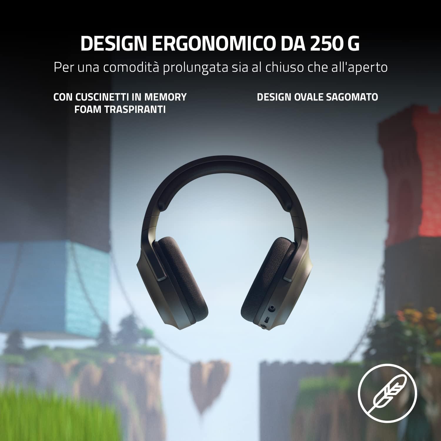 Razer Barracuda X (2022) - Cuffia Wireless Multipiattaperma per Giochi e Dispositivi Mobili (SmartSwitch Dual Wireless, 250 g di Design Ergonomico, TriForce 40 mm, Microfono Cardioide) Nero