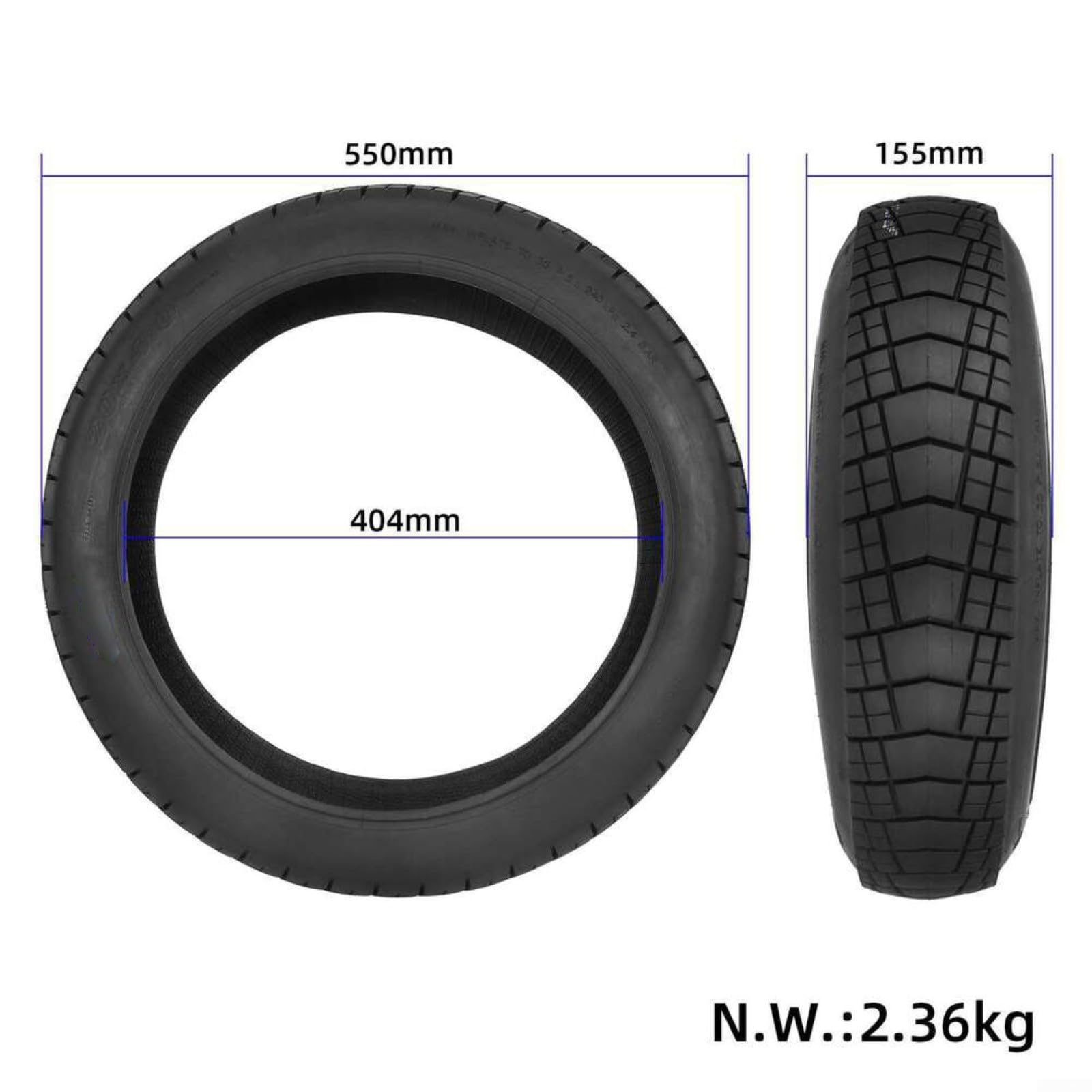 Graisse épaisse 20 x 4,0 pour pneus de vélos électriques, pneu large avec haute résistance à l'usure tout terrain, facile à installer pour remplacer les vélos électriques de 20 pouces