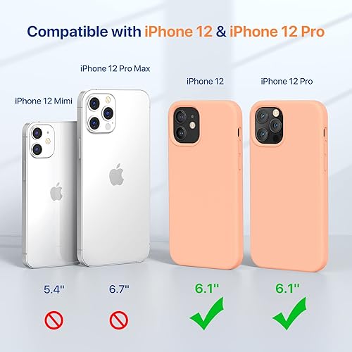 Miniatura 99 de Miracase - Funda diseñada para iPhone 11 con protector de pantalla, funda de goma de silicona líquida, protección total contra caídas y a prueba