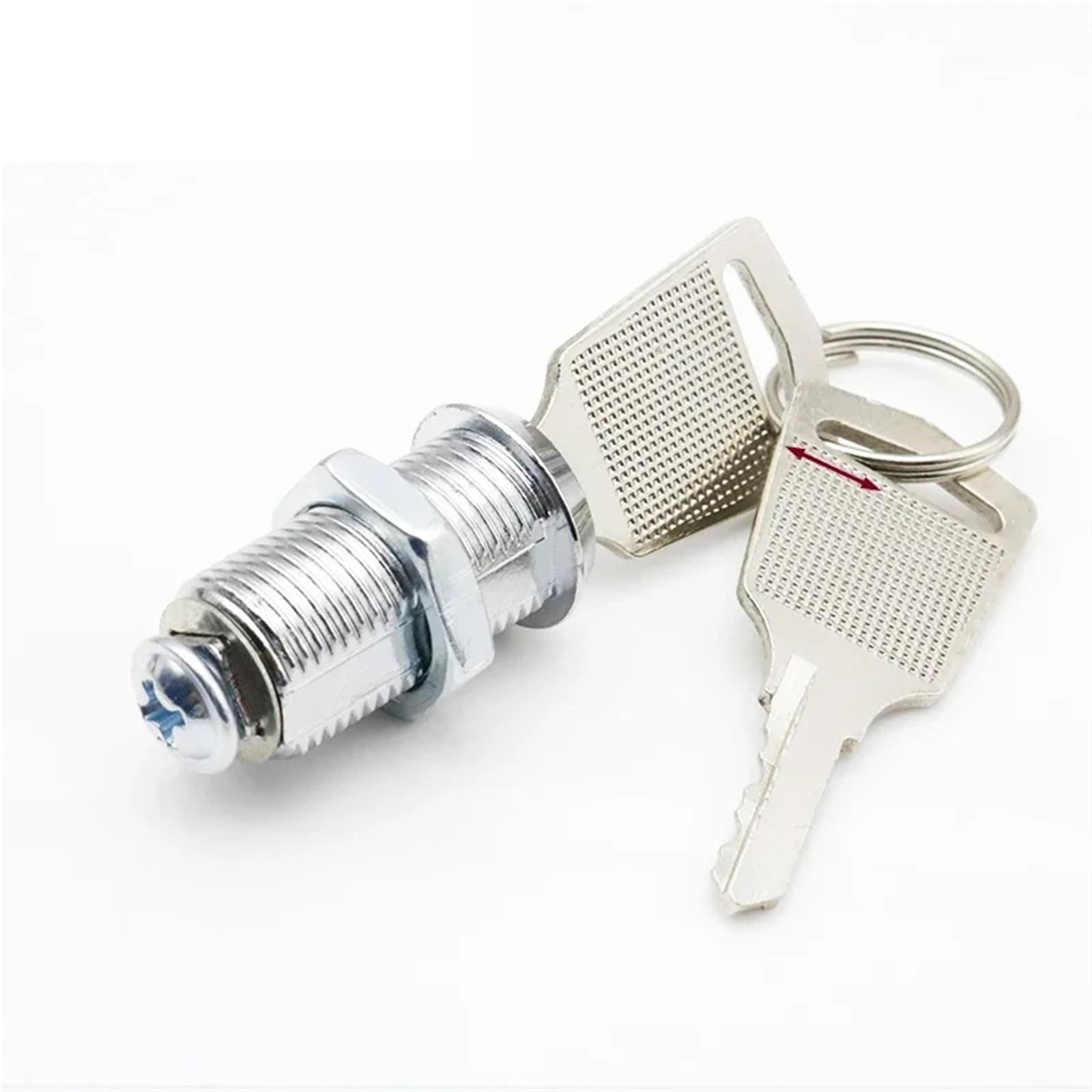 WQGQPXOB Mini Cam Lock with 2 Keys Diameter 12mm Zinc Alloy Easy Installed for Cinet Drawer Furniture Hardware G1 1Pcs(Length 20mm)