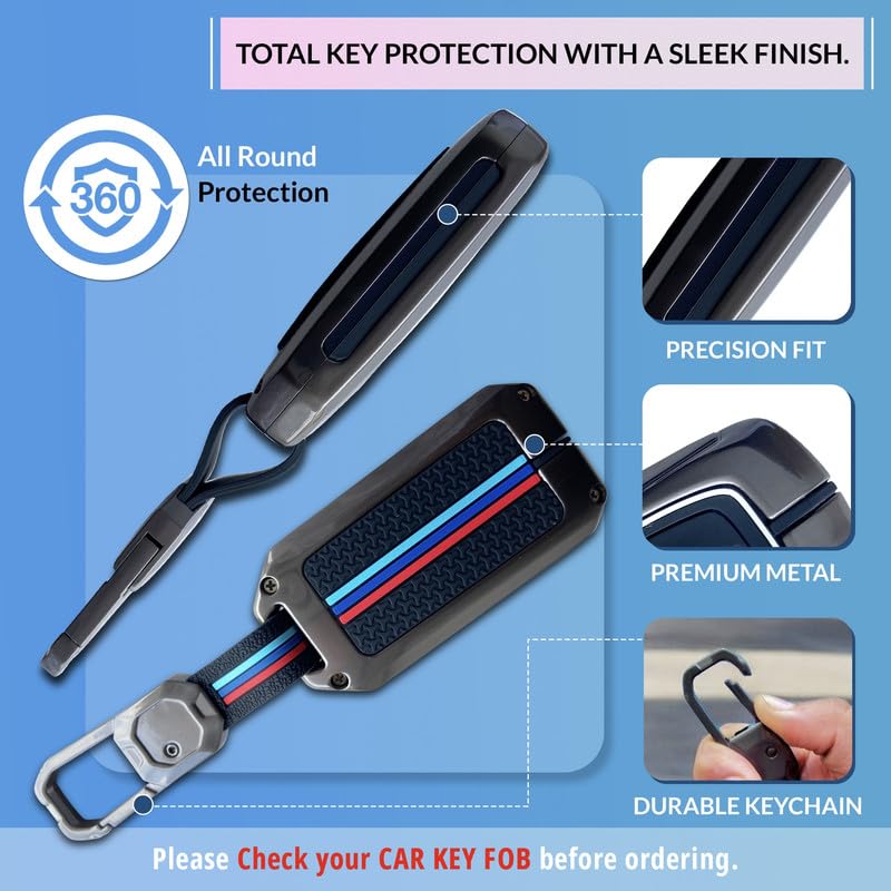 Image of NEODRIFT 'KeyShield' Car Key Cover for Suitable for Honda Elevate (Shape 1, 03 Buttons) (Durable, Stylish, and 360 Protection)