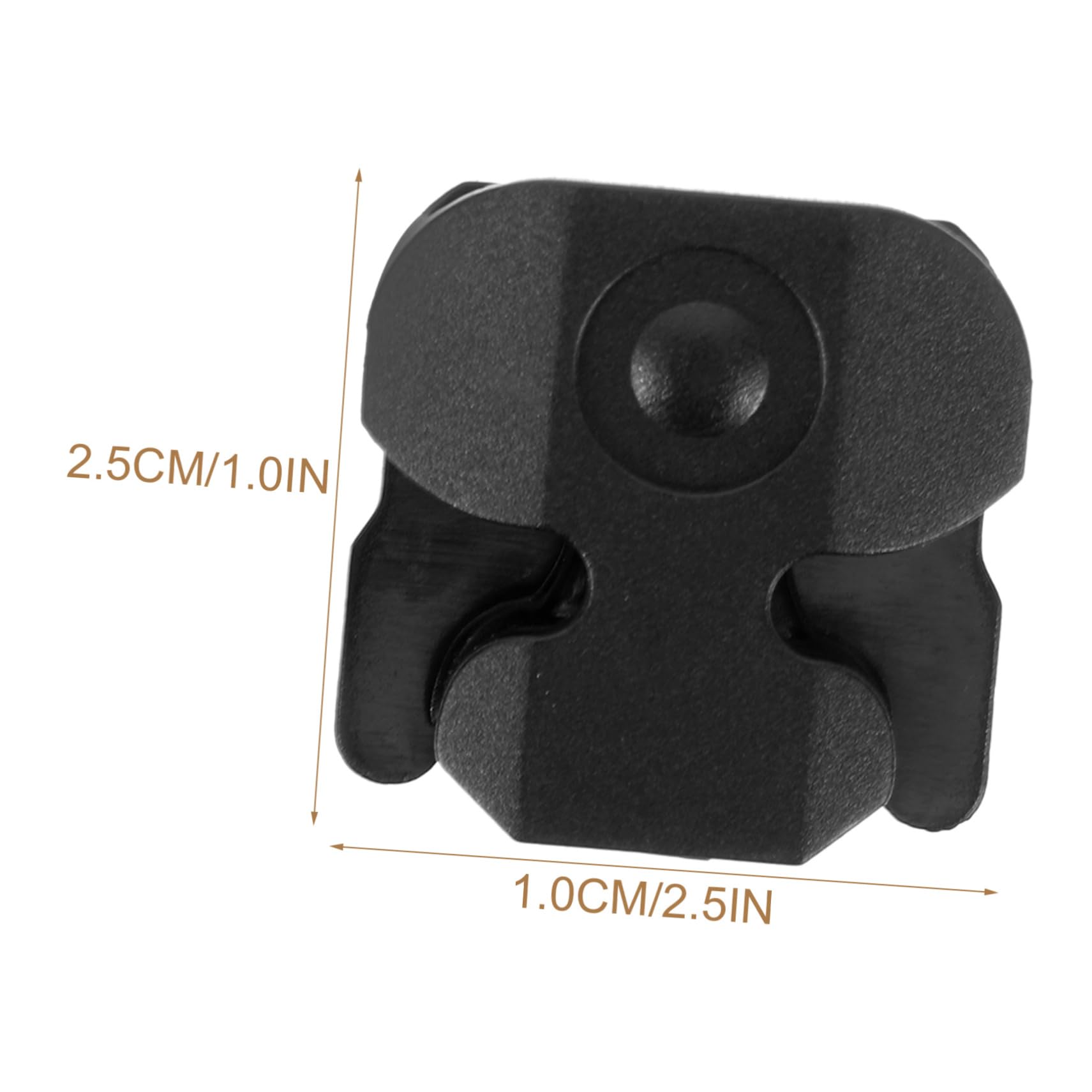 Holibanna 1 Pair Shoelace Locks Plastic Shoe Lace Buckles for Sneakers Easy Tie Fasteners