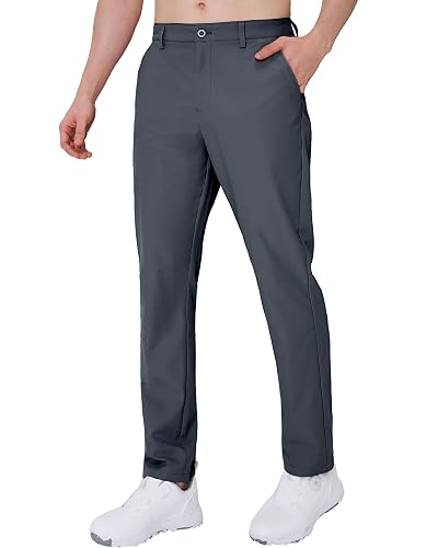 Men's Business & Casual Dual-use Trousers, Golf Pants Straight Leg,