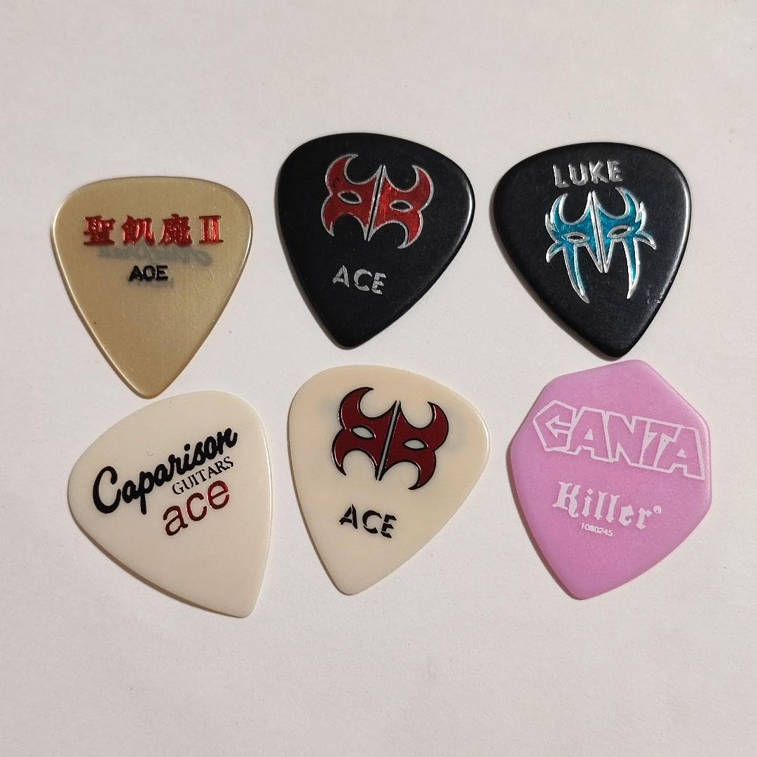 Amazon.co.jp: 聖飢魔II ACE LUKE CANTA ピック セット caparison 