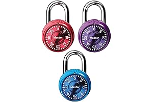 Master Lock School Locks 1533TRI Locker Combo Padlock
