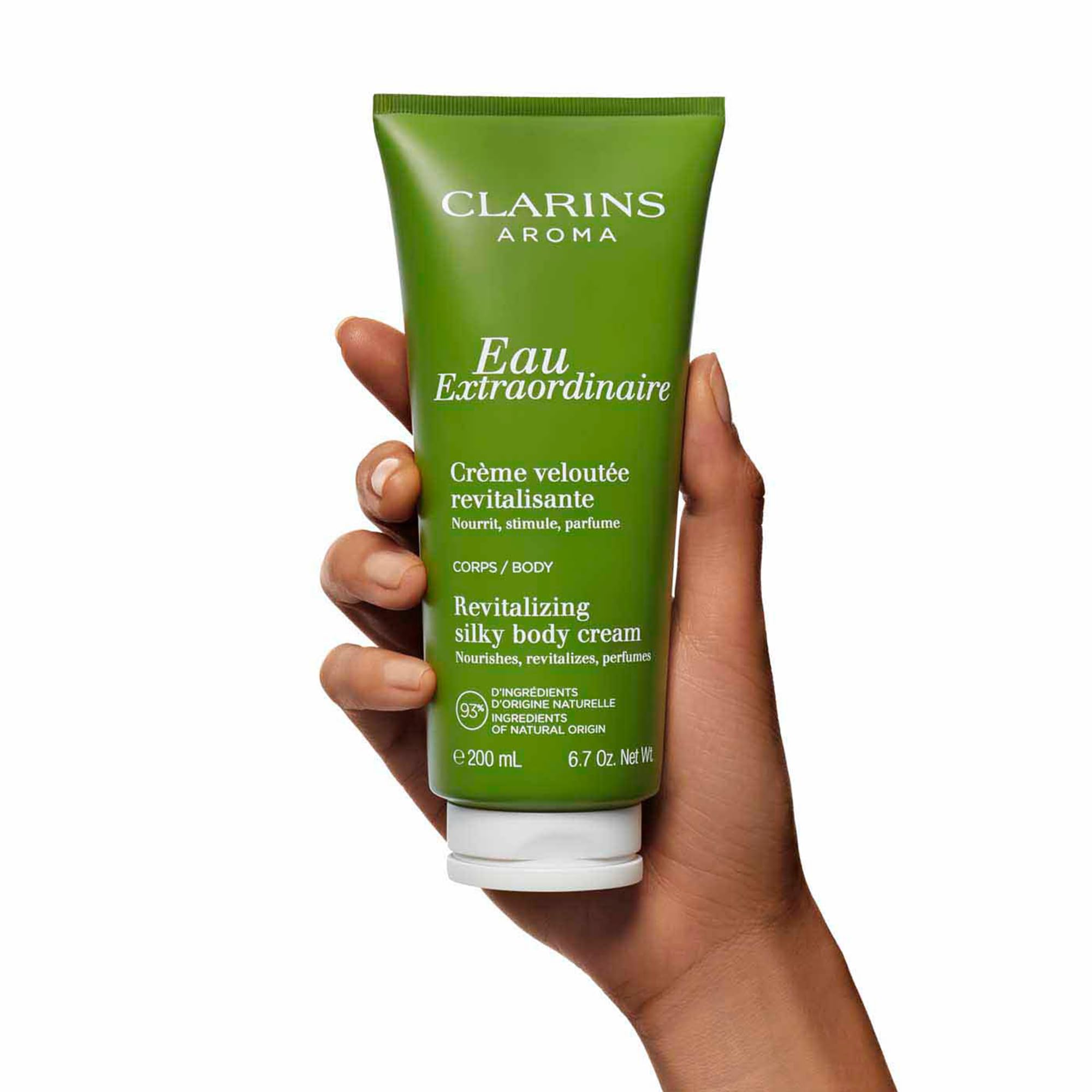 Clarins Eau Extraordinaire Revitalizing Silky Body Cream 200ml, Cremefarben, 200 ml (Pack of 1) - Image 3