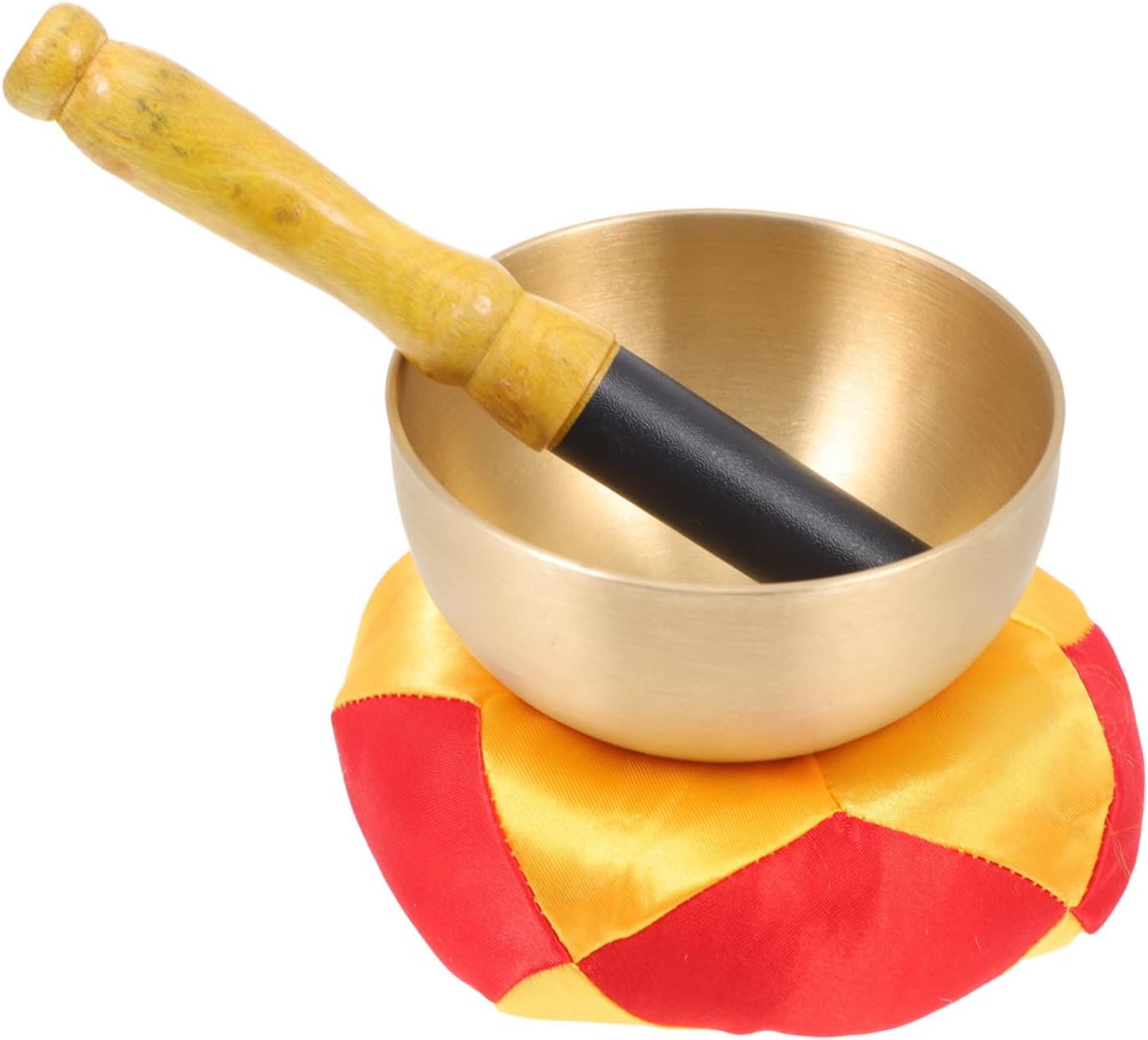VICASKY Meditation Bowl Tibetan Singing Bowl Mallet for Yoga Prayer Sound Therapy Spiritual Tool Decorative