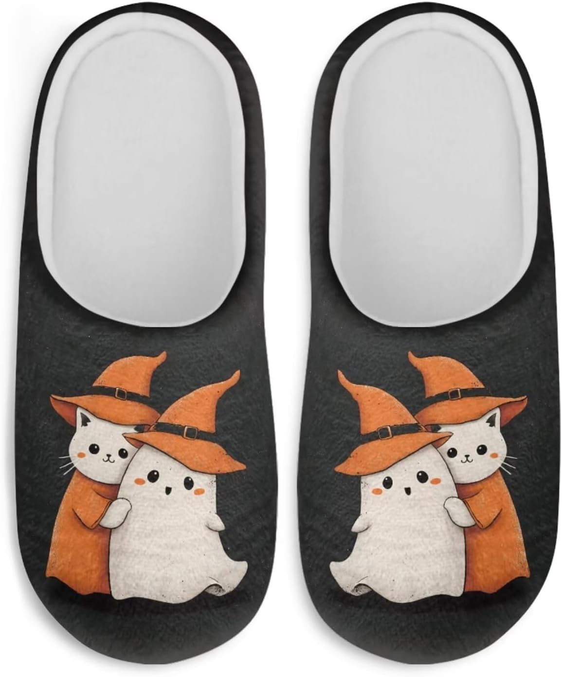 UNICEU 3 Pairs Spa Slippers Lightweight Closed Toe House Slippers Soft Reusable Hotel Guest Travel Shoes