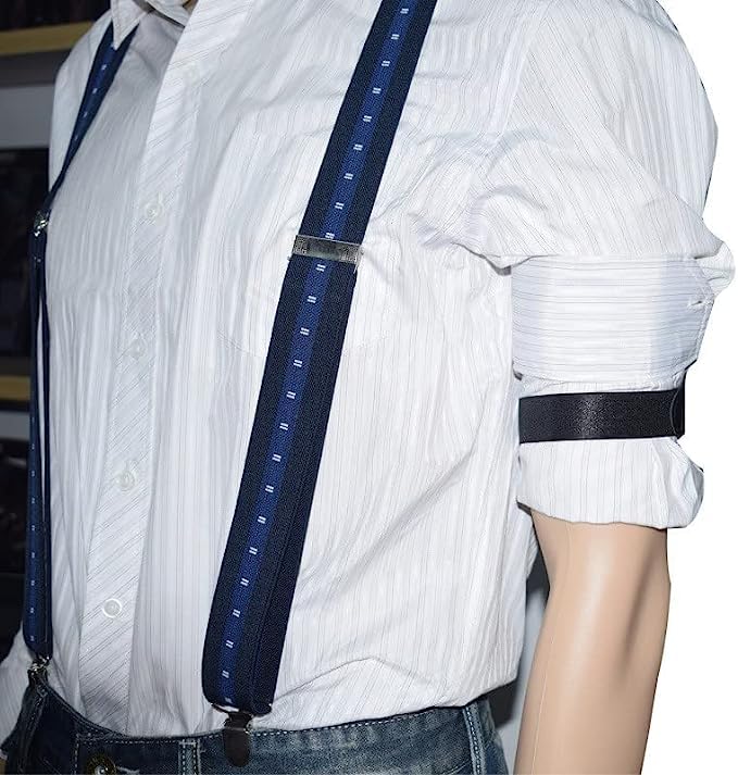 Image of Cyprinus Carpio Elastic Adjustable Armband Shirt Garter Sleeve Holders