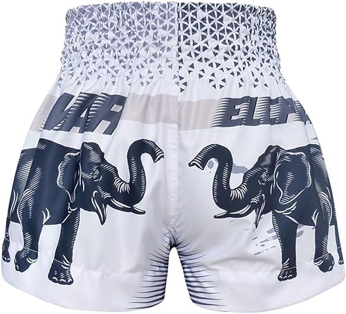 Miniatura 3 de TUFF Pantalones cortos deportivos para Muay Thai y artes marciales, ropa de entrenamiento y gimnasio