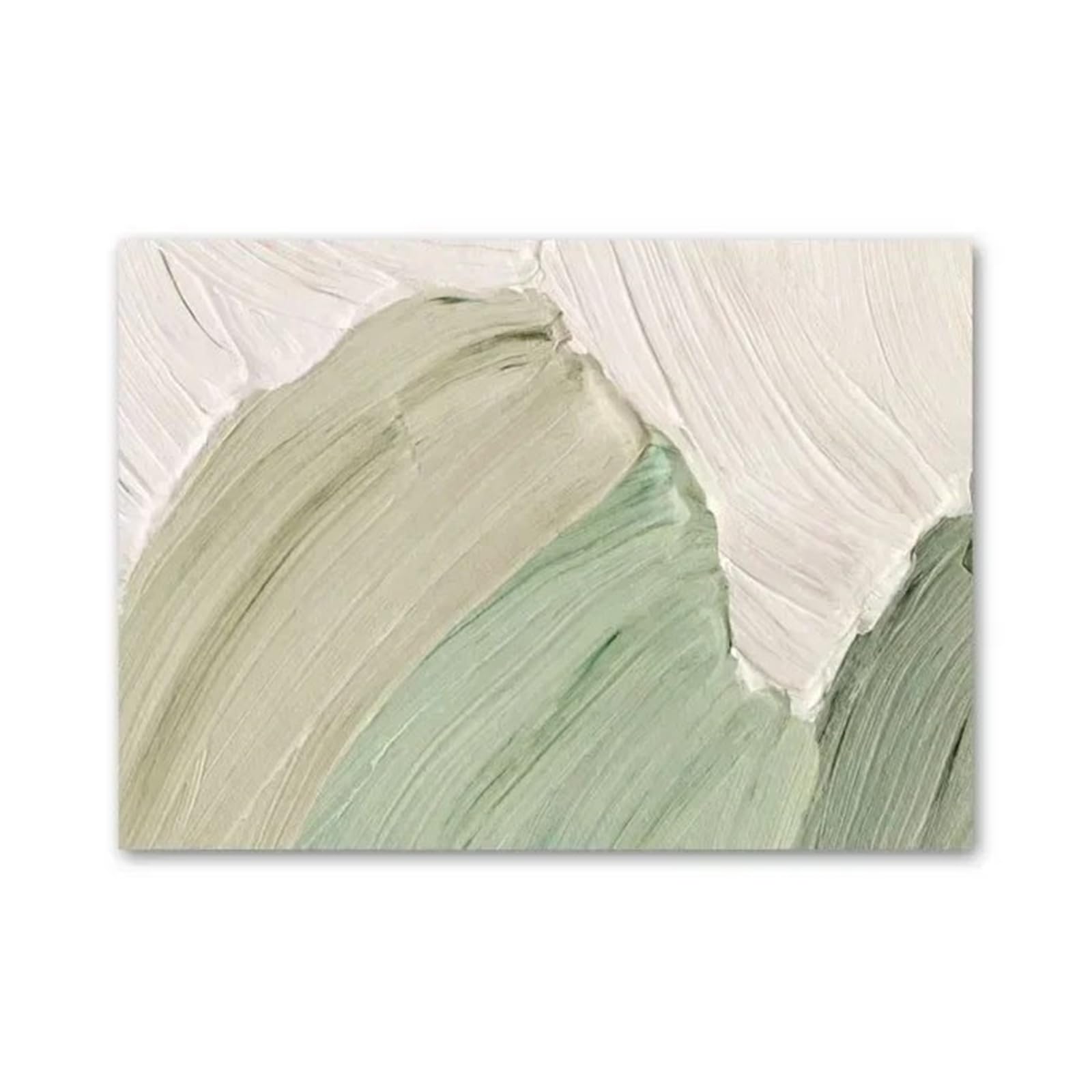 Xenite Girls H Wall Art Canvas Prints Green Leaves Flower Abstract Landscape Wall Art Canvas Painting And Prints Wall Pictures For Living Room Decor(,30X40cm)
