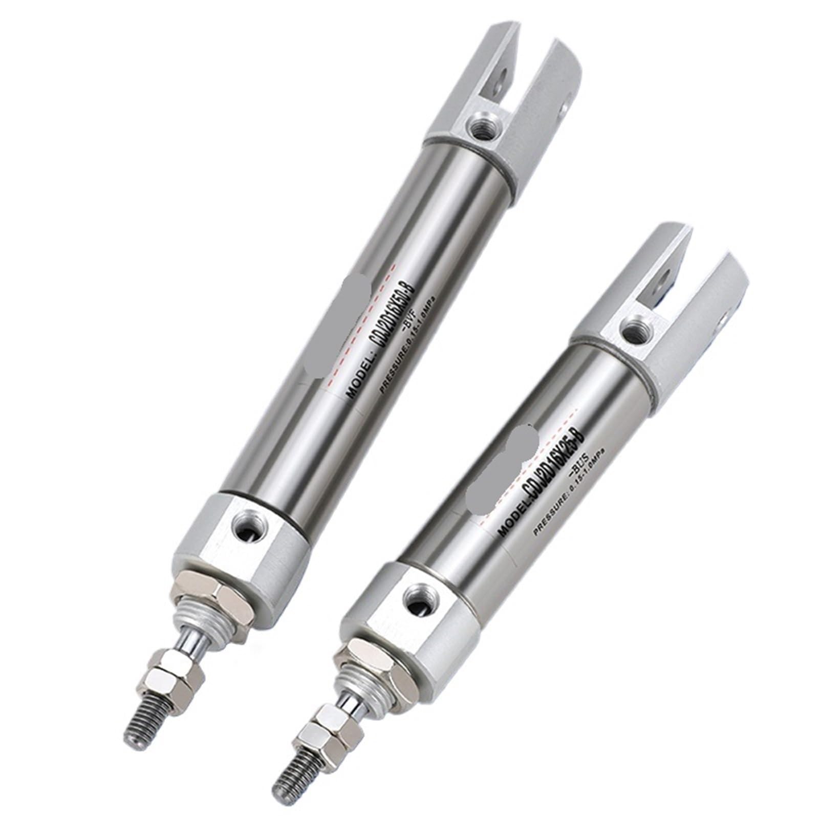 Mini cilindro neumático CDJ2D Bore16 de doble oreja para automatización