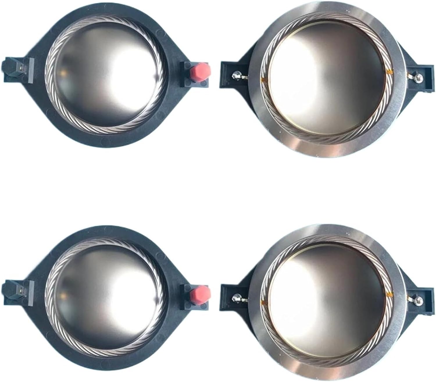4pcs Replacement for M82 Diaphragm for N850 Driver 8 Ohms Titanium CCAR Flat Wire(Ccar Flat Wire 8ohm)