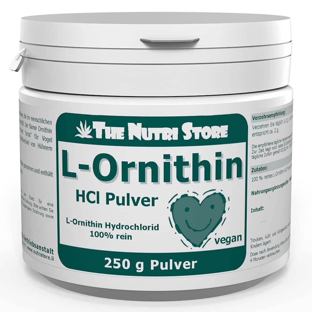 L-Ornithin HCl Pulver 250 g vegan