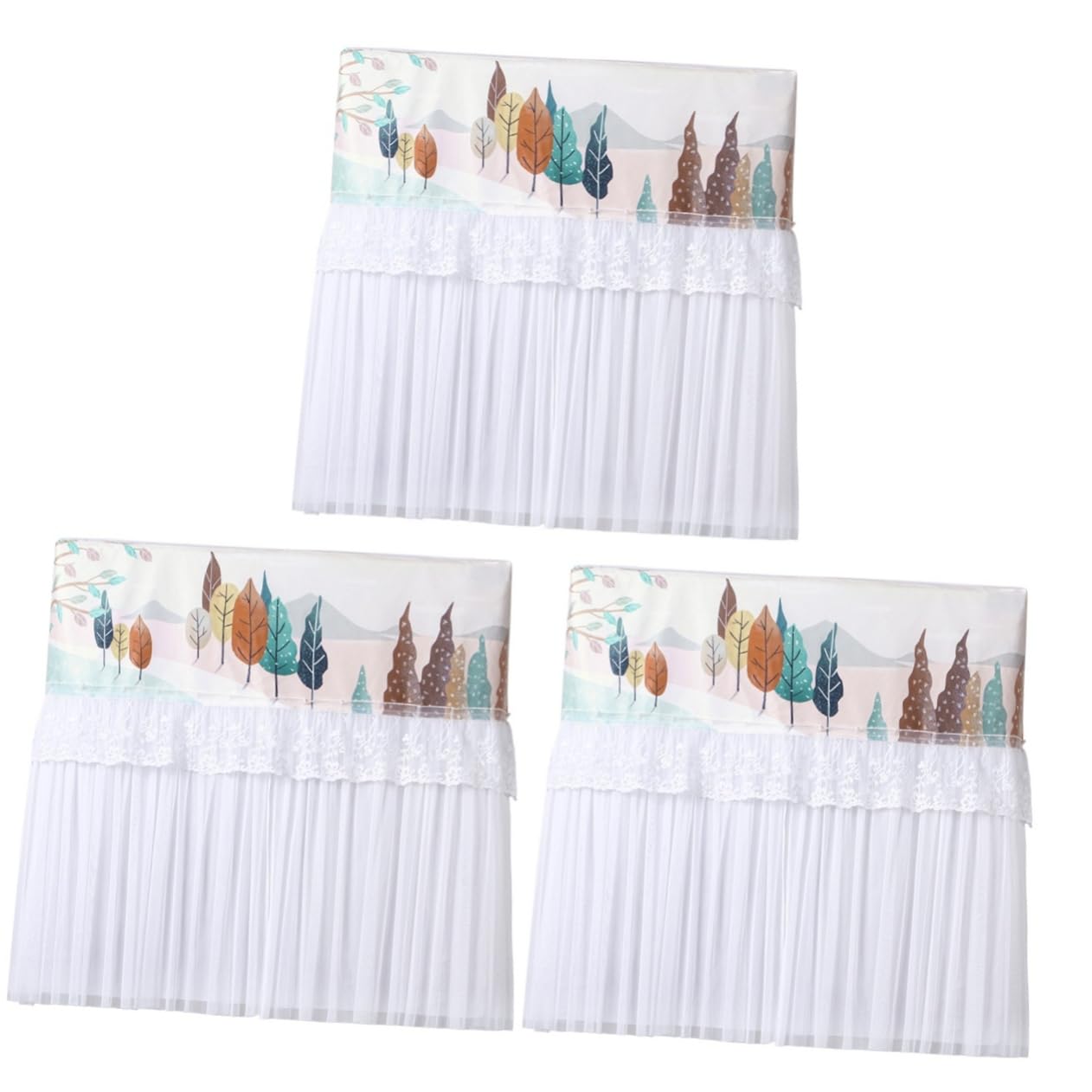 cabilock 3 pcs air conditioner windshield weather shield universal flannel