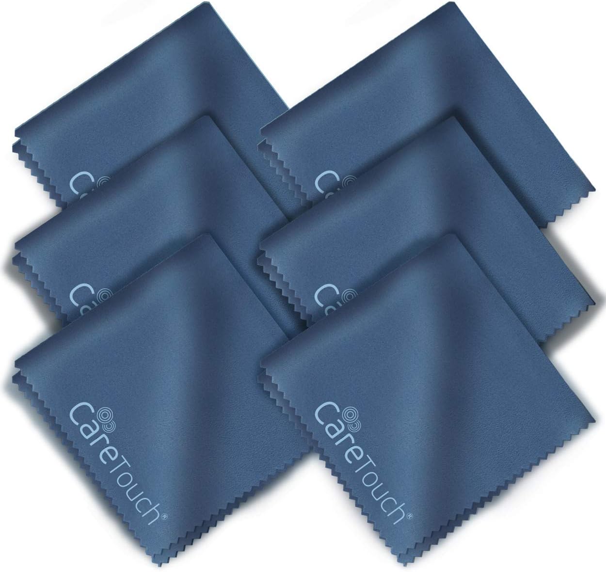 Care Touch Microfiber Cleaning Cloths, 6 Pack Cleans