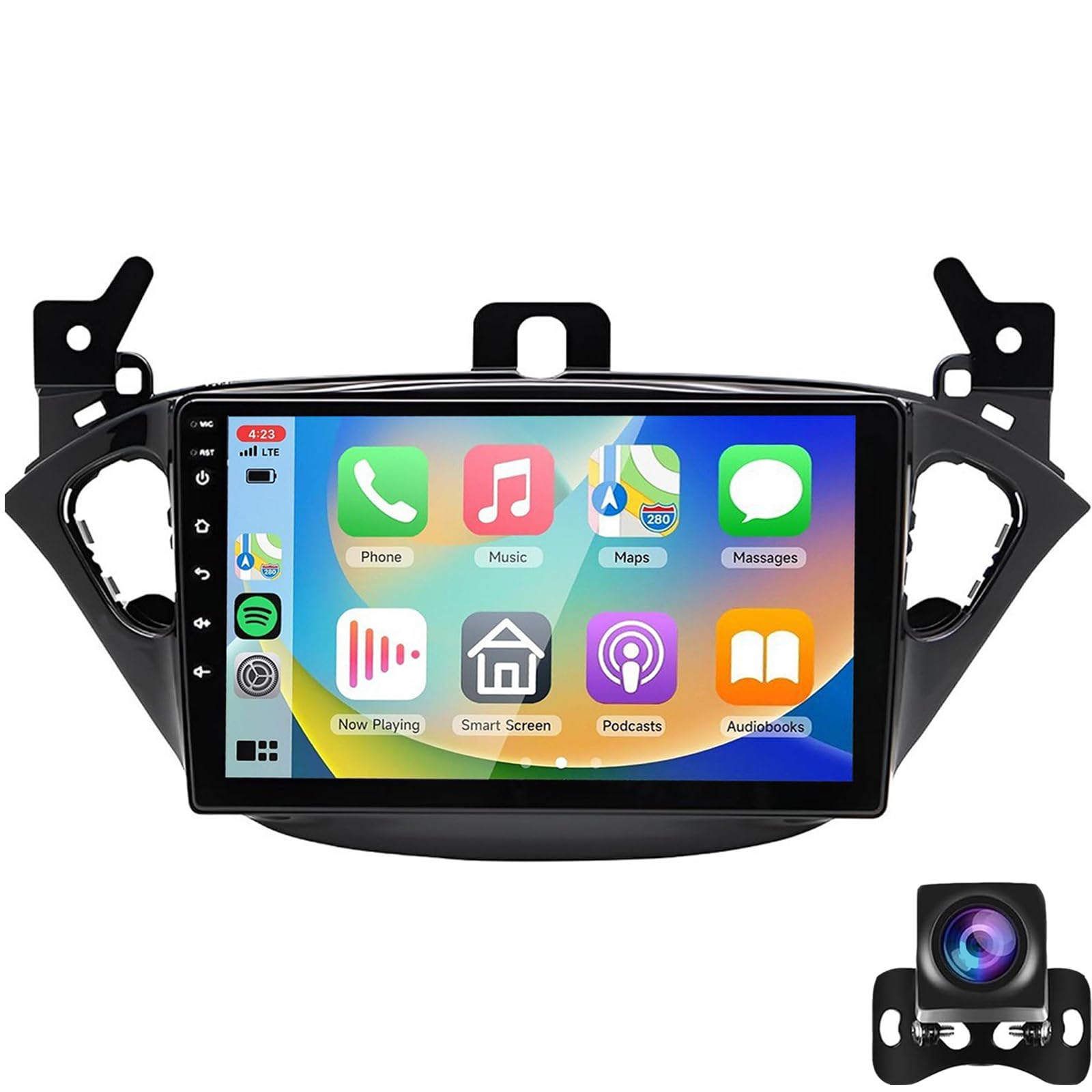 Car Radio For O-pel Vauxhall Corsa E 2015-2019 Android Car Radio 15 9 Inch Touchscreen Radio With Wireless CarPlay Android Auto MirrorLink EQ Bluetooth GPS Navigation FM Radio RDS U(Color:WIFI 2G+32G)