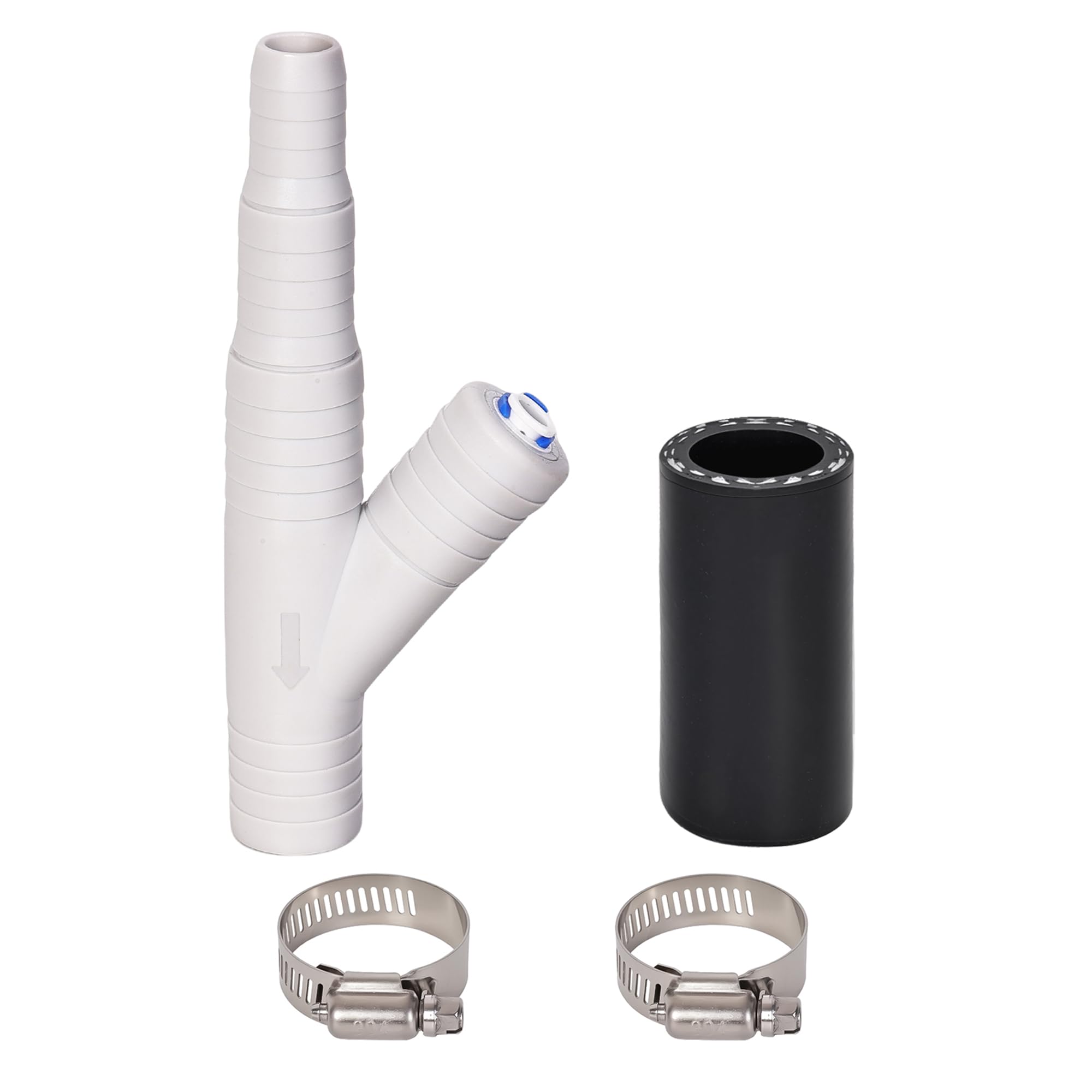 Photo 1 of Dishwasher Drain Hose Adapter, RO Drain Line adapter?Garbage Disposal Adapter with 1/4-inch Quick Connect Fitting and 7/8-inch Fitting for a Dishwasher?No Drilling Required