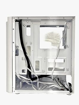 Gameforce Rainy Beyaz 4x120mm ARGB HALO Fan E-ATX Oyuncu Bilgisayar Kasası