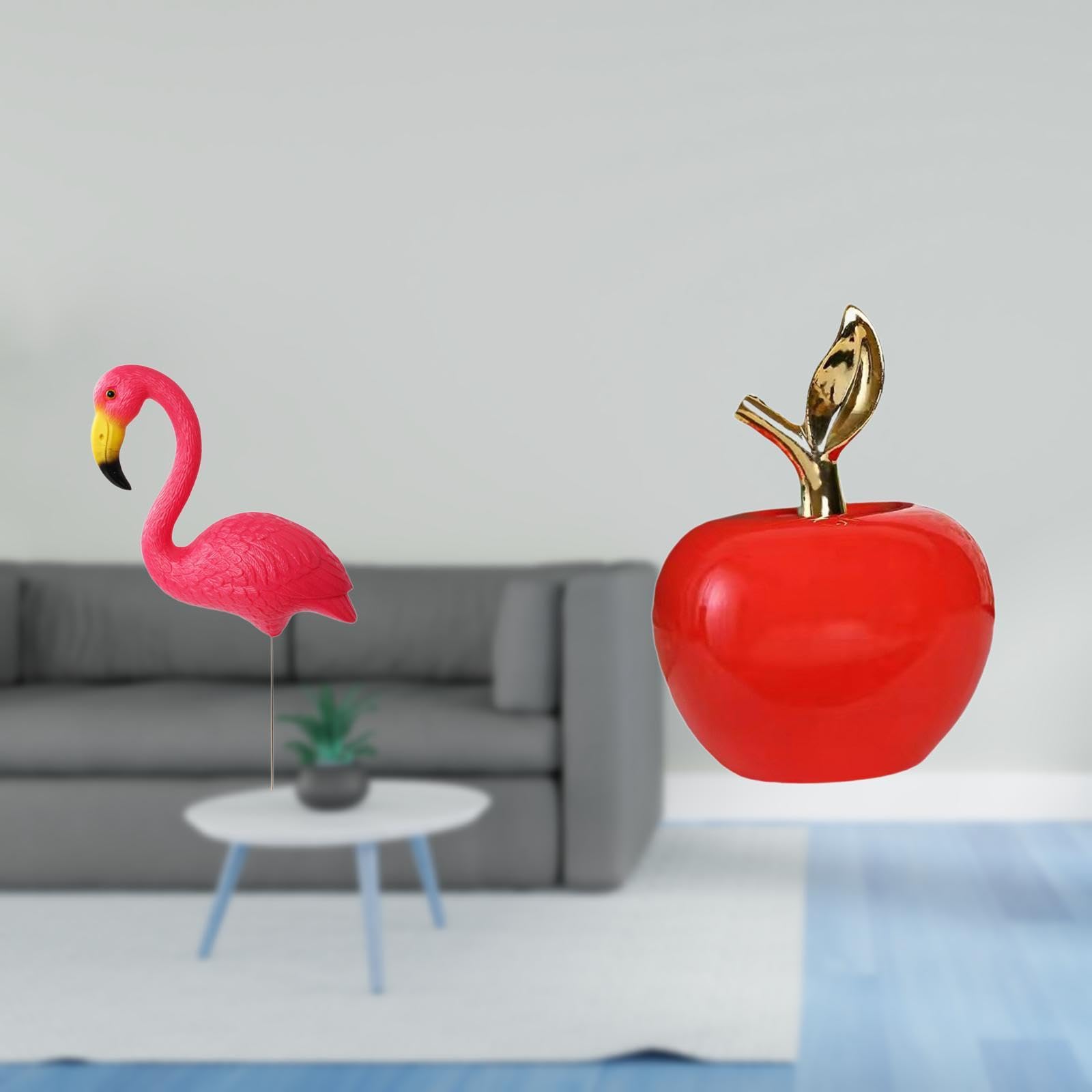 Enakshi®Flamingo Fairy Garden Sculpture and Ceramic Figurine Yard Art Ornament for Holiday Spring Home Décoration Study Room Cafe|Home & Garden|Yard, Garden & Outdoor Living|Garden Décor-image-45