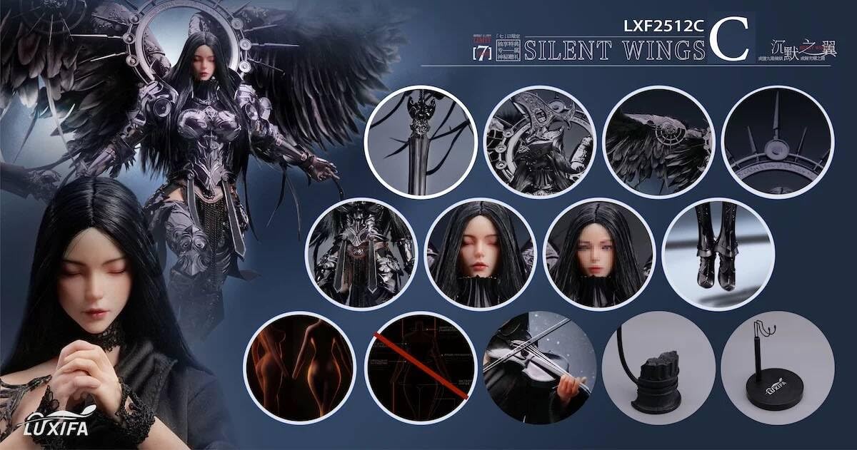 Amazon.co.jp: [Tbmodel]ルシファード1/6 フィギュア 沈黙の翼 暗天使