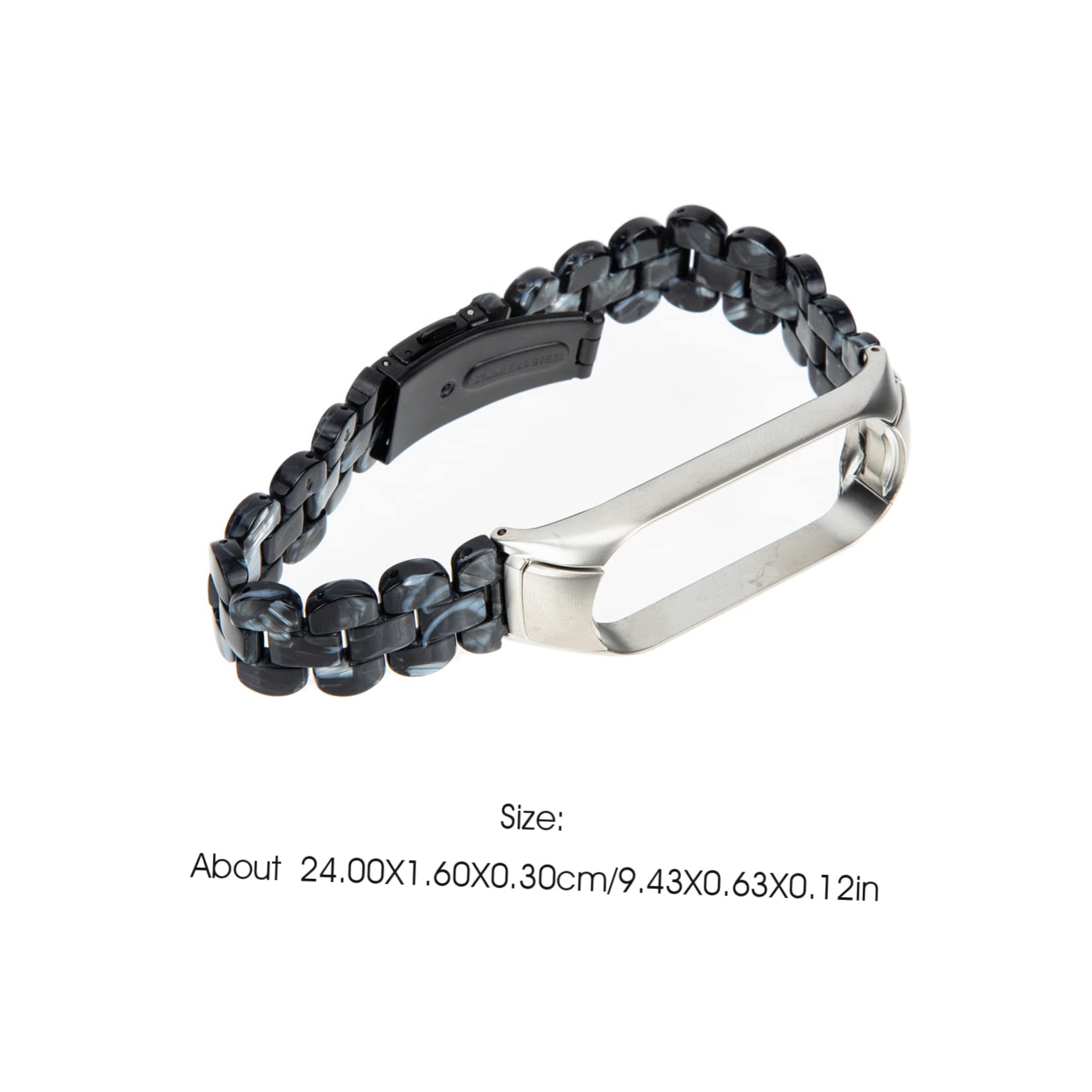 Hemobllo 4pièces Bracelet Résine Pour Montre Compatible Avec Band Élégant Et Léger Pour Toutes Les Occasions