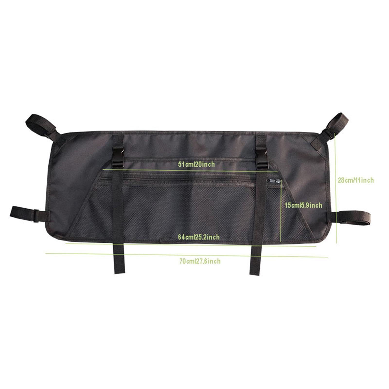 Bolsillo lateral para vagón, bolsa de almacenamiento fácil de instalar, para carrito ligero, para camping, playa, al aire libre, soporte esencial para artículos diversos, accesorio conveniente