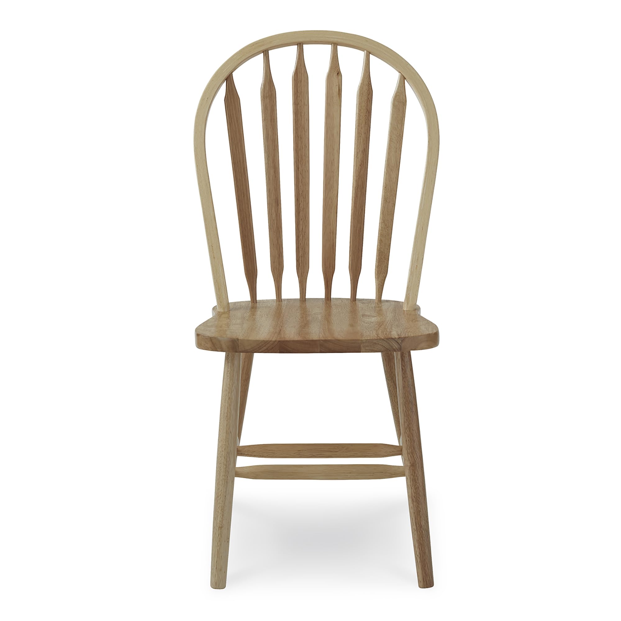 アンティークチェア　無垢　椅子　stick back chair-oak Amazon.com: International Concepts Solid Wood Windsor