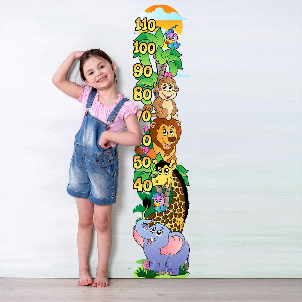 kina - UVB00344 Meters Children Wall Decoration in Transparent PVC Wall Stickers - Size 25x120, Model 17, 25x120 cm