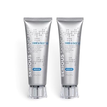 Serious Skincare Firm A Face XR Instant Temporary Skin Tightener, Invisible Lift for Face and Neck with Retinol, Anti-Aging to Reduce the Look of Fine Lines, Wrinkles and Large Pores, 2 1.6 Fl Oz