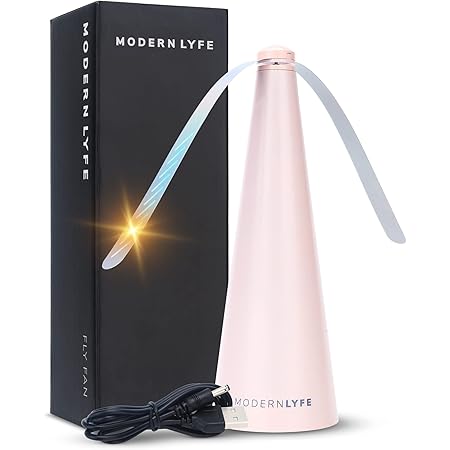Amazon.com: Modern LYFE Fly Fan for Tables - USB or AA Battery Powered ...