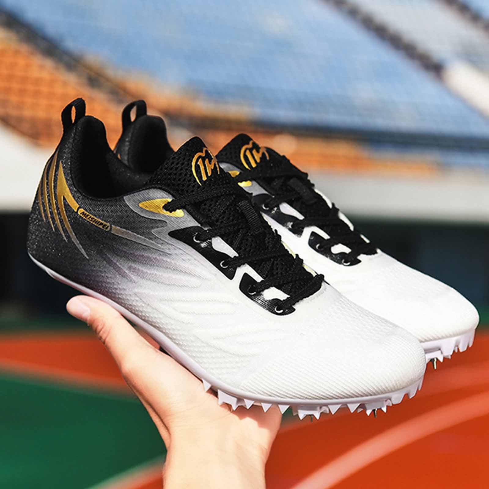 Zapatillas de Atletismo Hombre Lightweight Running Racing Jumping Sprint Shoe