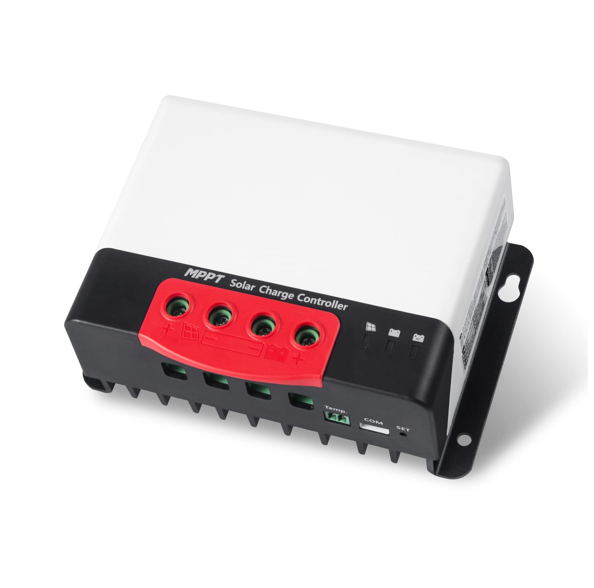 Kontroler ładowania słonecznego, Regulator ładowania słonecznego MPPT 20A 30A 40A 50A Regulator słoneczny 12V 24V dla maks. 1320W wejściowa bateria litowa z BT-2 RM-6 LCD(Only Controller,30A)