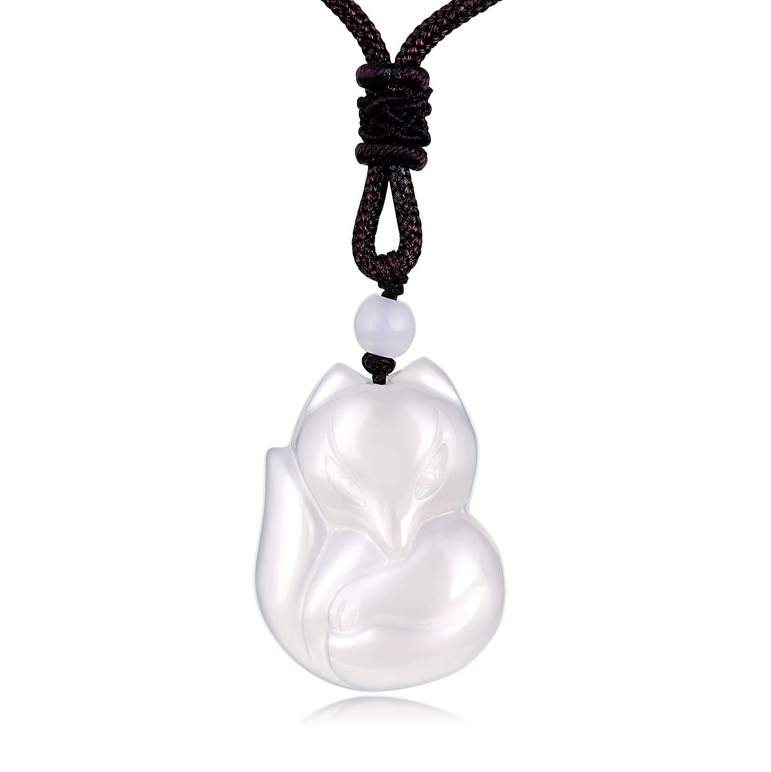 JewelBeautyFox Black Obsidian Necklaces Healing Crystal Gemstone Lucky Amulet Talisman Protection Necklace for Women Men