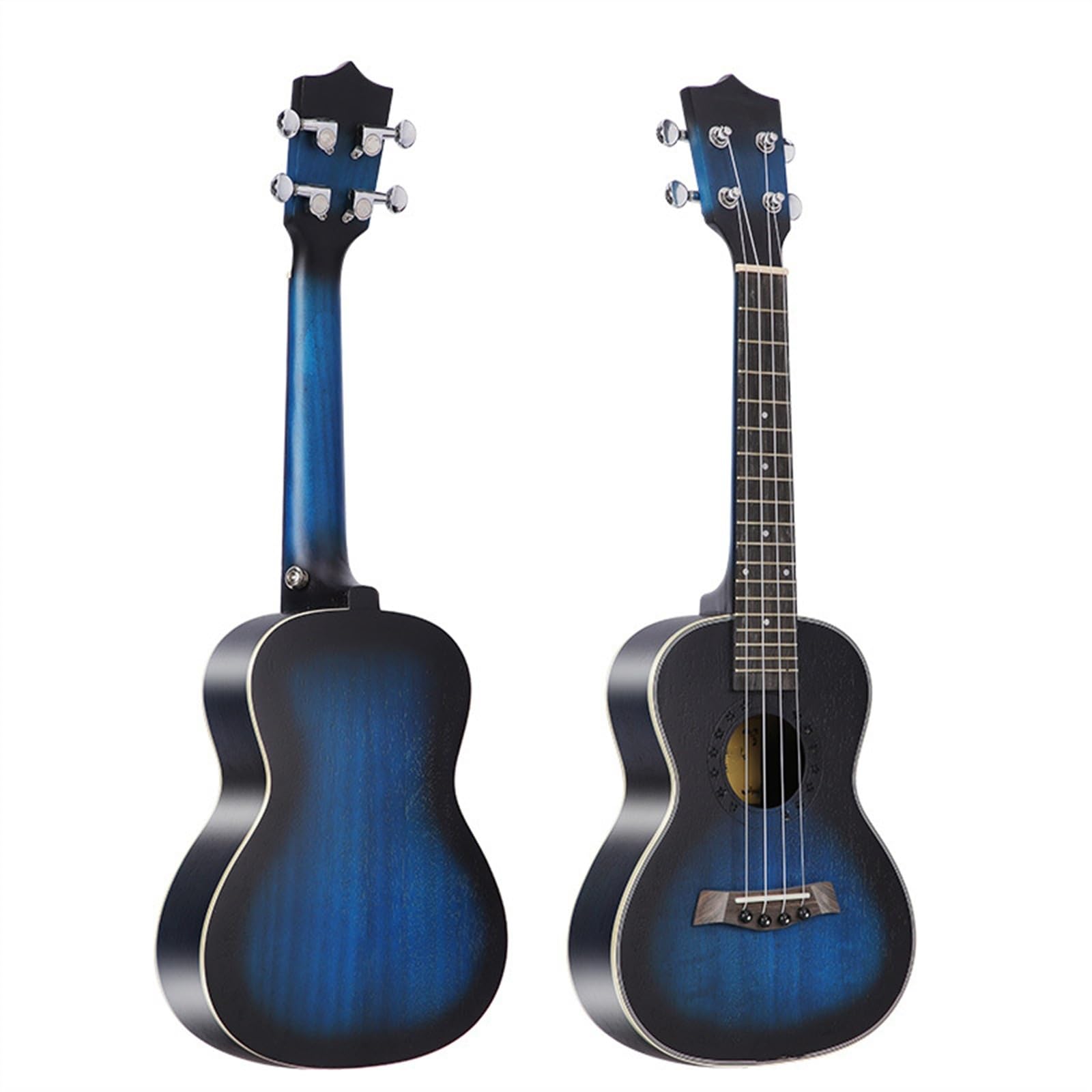 ZAMASS Professional Ukeleles 23-inch Ukulele Mahogany Body Technology Wood Fingerboard Ukulele With Fully Enclosed Tuners (Color : A)