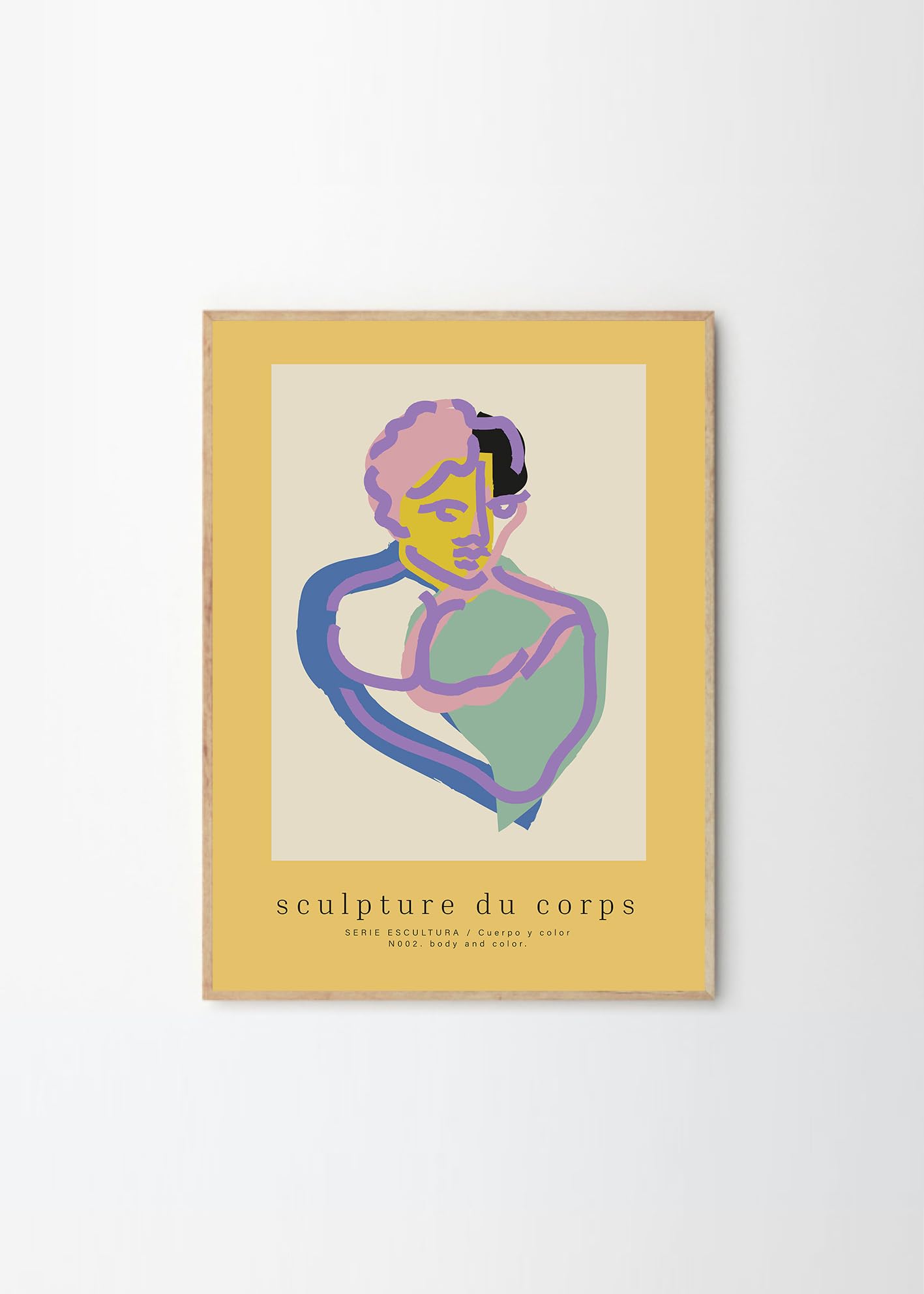 THE POSTER CLUB ポスタークラブ Corps Series 50×70cm Lucrecia Rey Caro