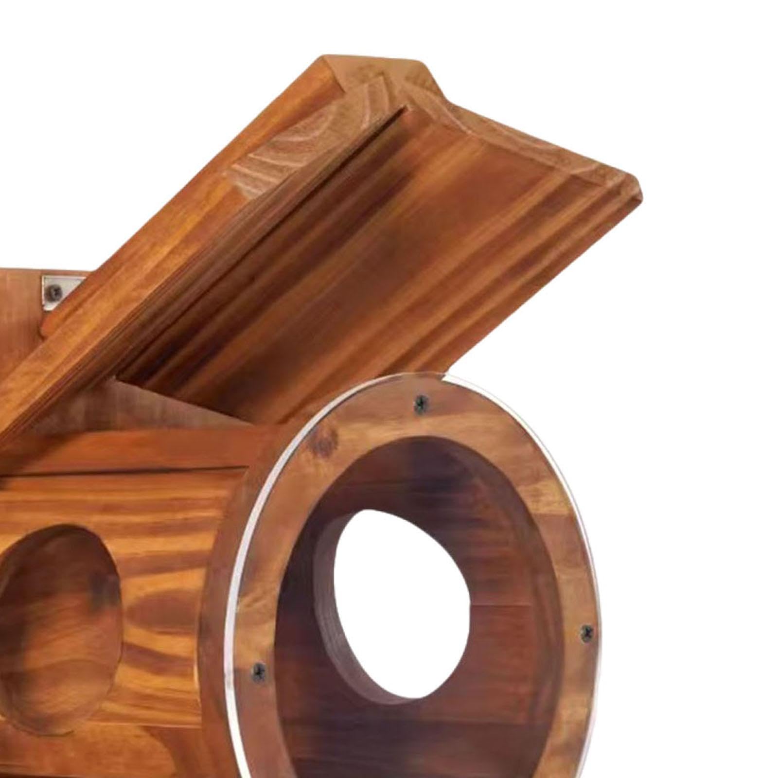 Mangiatoia per Scoiattoli in Legno da Esterno, Grande Casetta per Scoiattoli