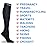 Double Couple 7 Pairs Copper Compression Socks for Men Women 20-30 mmHg Knee High Stockings